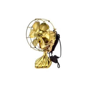 Table Fan, 6", Brass