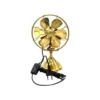 Table Fan, 6", Brass - view 2