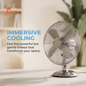Table Fan, AC 110-120V, Electric, 12 Inch (30cm), 40W, FF-12MA