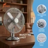 Table Fan, AC 110-120V, Electric - view 2
