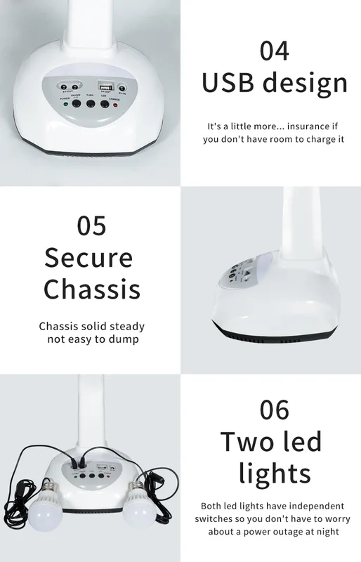 Table Fan, Battery, Emergency Fan - view 2