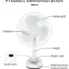 Table Fan, Battery, Emergency Fan - view 4