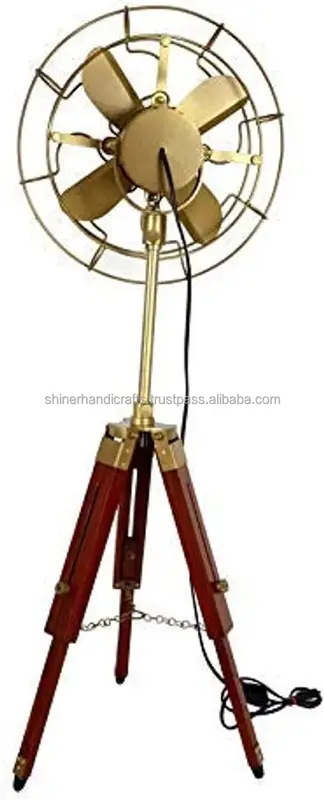 Table Fan, Brass, 120, Electric - view 4