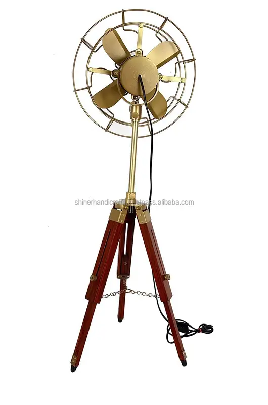 Table Fan, Brass, 120, Electric - view 5