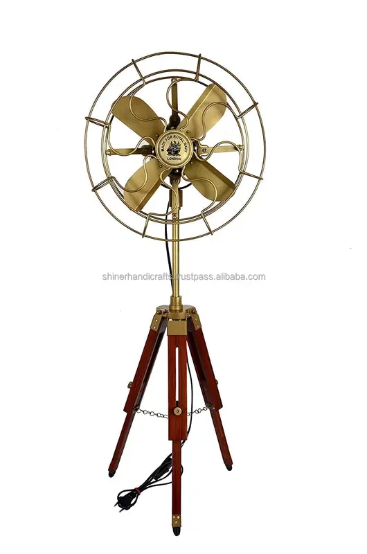 Table Fan, Brass, 120, Electric - view 6