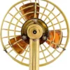 Table Fan, Brass, Battery Powered