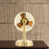 Table Fan, Brass, Battery Powered - view 4