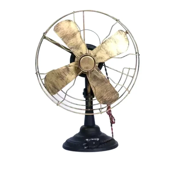 Table Fan, Brass, Metal, 22681 - view 4
