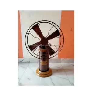 Table Fan, Brass, Metal, Iron