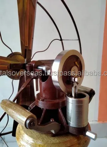 Table Fan, Brass, Metal, Iron - view 4