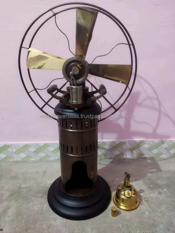 Table Fan, Brass, Metal, MOS-01425 - view 4