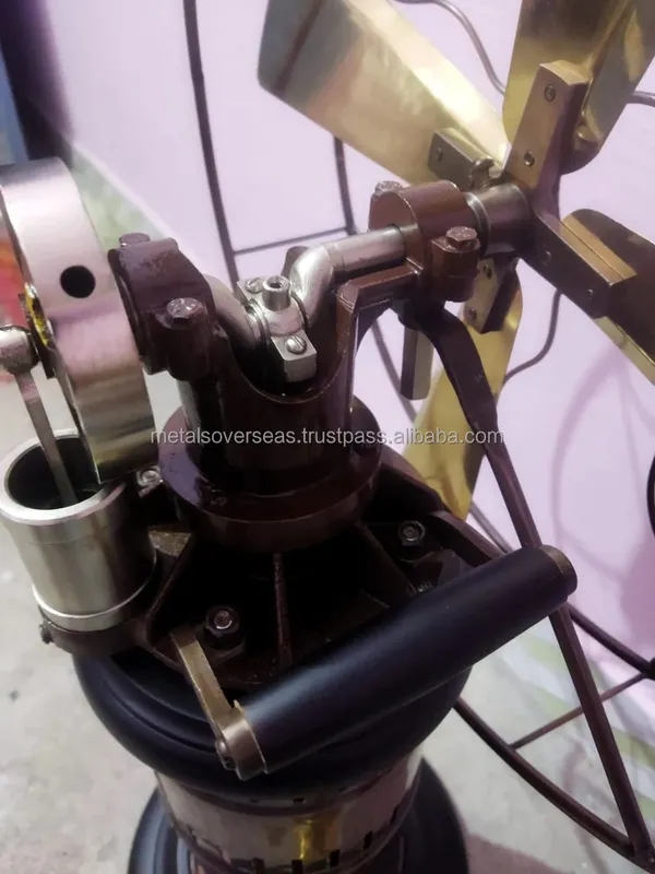 Table Fan, Brass, Metal, MOS-01425 - view 5