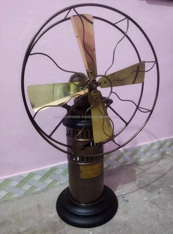Table Fan, Brass, Metal, MOS-01425 - view 6
