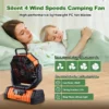 Table Fan, F6, Portable, USB, LED - view 2