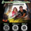 Table Fan, F6, Portable, USB, LED - view 3