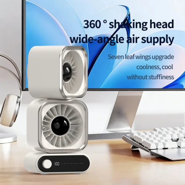 Table Fan, Hxtc88, 4000mAh, USB, 100 - view 4