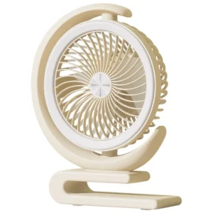 Table Fan, LED, USB, 3-Speed, Portable