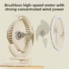 Table Fan, LED, USB, 3-Speed, Portable - view 3