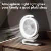 Table Fan, LED, USB, 3-Speed, Portable - view 4
