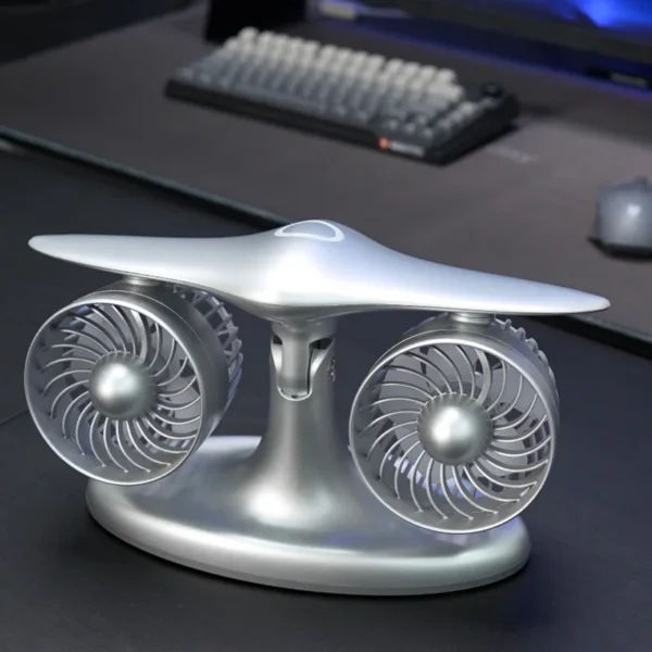 Table Fan, Plastic, Battery - view 4