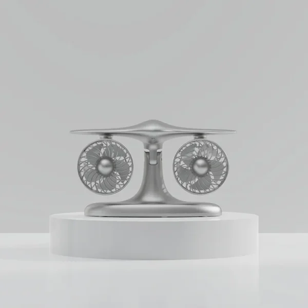 Table Fan, Plastic, Battery - view 5