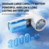 Table Fan, Portable, 20000RPM, 3000mah - view 2
