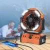 Table Fan, Portable, 30000mAh, USB - view 4
