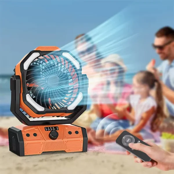 Table Fan, Portable, 30000mAh, USB - view 5
