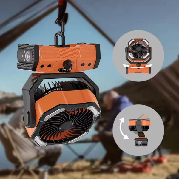 Table Fan, Portable, 30000mAh, USB - view 6