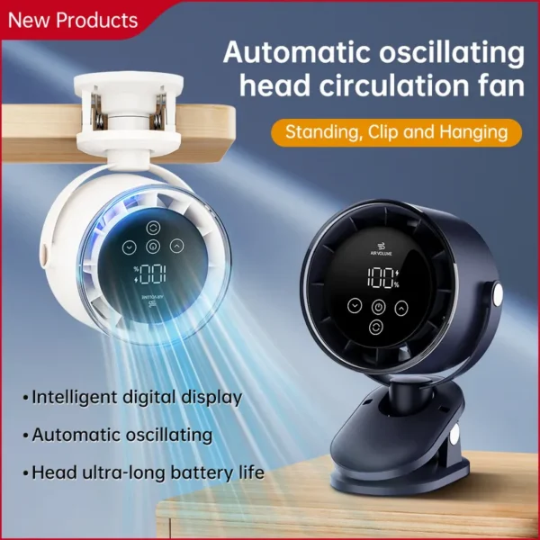 Table Fan, Portable, 360 - view 3