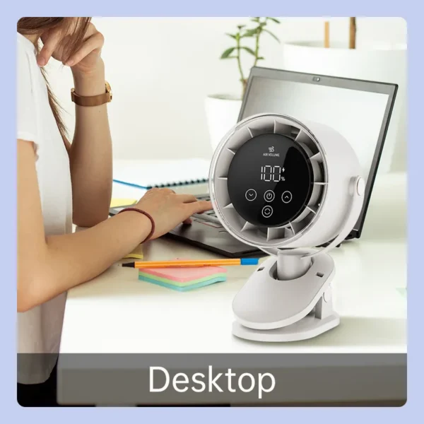 Table Fan, Portable, 360 - view 5