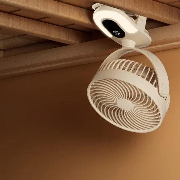 Table Fan, Portable, 5, Battery - view 2