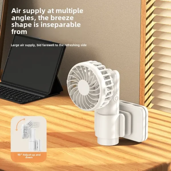 Table Fan, Portable, 5 V, Battery - view 5