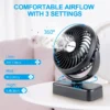 Table Fan, Portable, 5V, Battery - view 2
