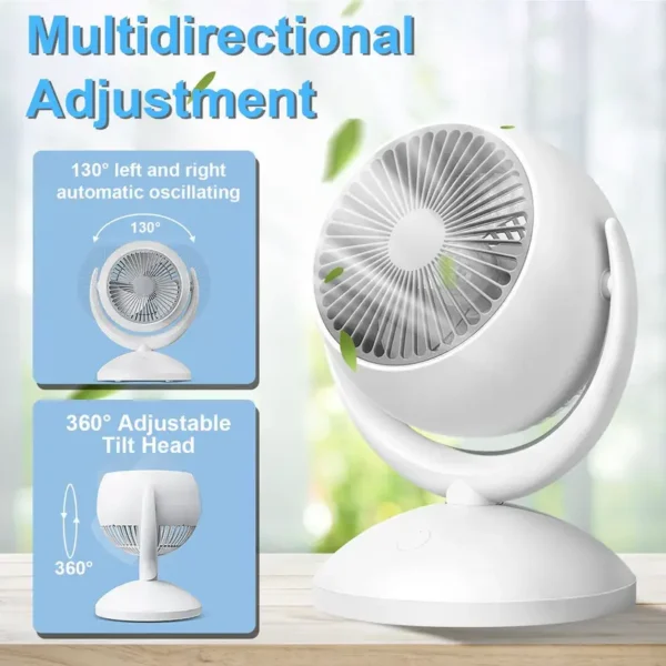 Table Fan, Portable, 7-9.9 - view 4