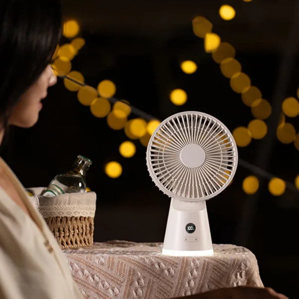 Table Fan, Portable, DC5.0V, Battery - view 4
