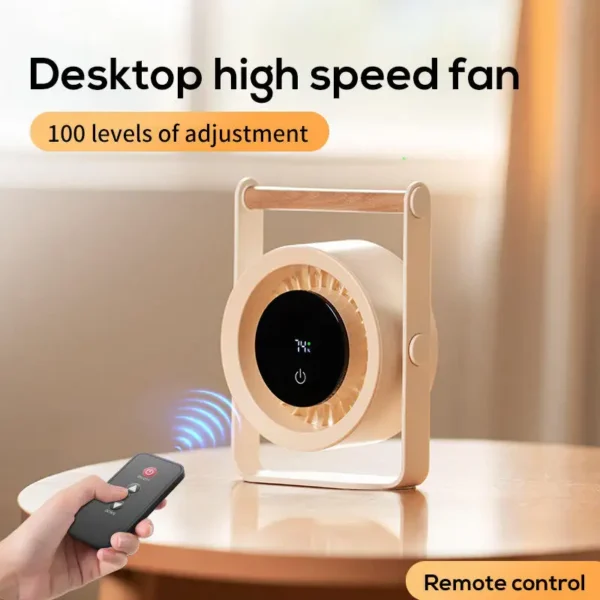 Table Fan, Portable, Electric, Plastic - view 2