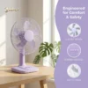 Table Fan, Portable, Electric, Plastic - view 4