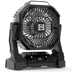 Table Fan, Portable, LED, USB, Plastic, DC Motor