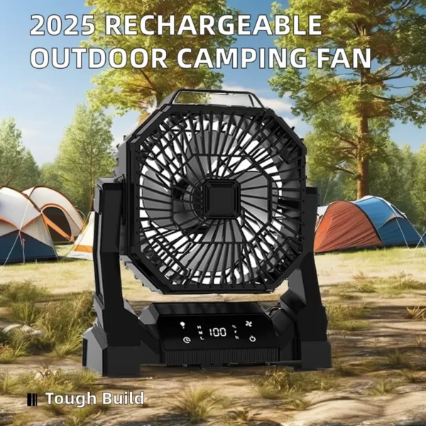 Table Fan, Portable, LED, USB - view 5