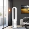 Table Fan, Portable, Plastic, 40W, 1-Year
