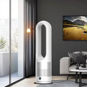 Table Fan, Portable, Plastic, 40W, 1-Year