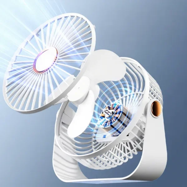 Table Fan, Portable, USB, ABS - view 3
