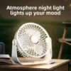Table Fan, Portable, USB, ABS - view 4