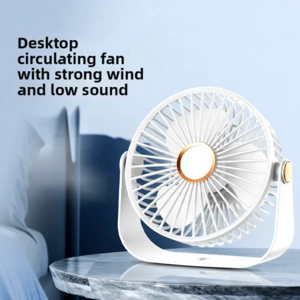 Table Fan, Portable, USB, ABS - view 5