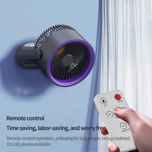 Table Fan, Portable, USB, Wall - view 2