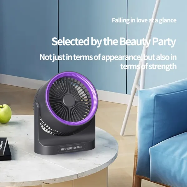 Table Fan, Portable, USB, Wall - view 5