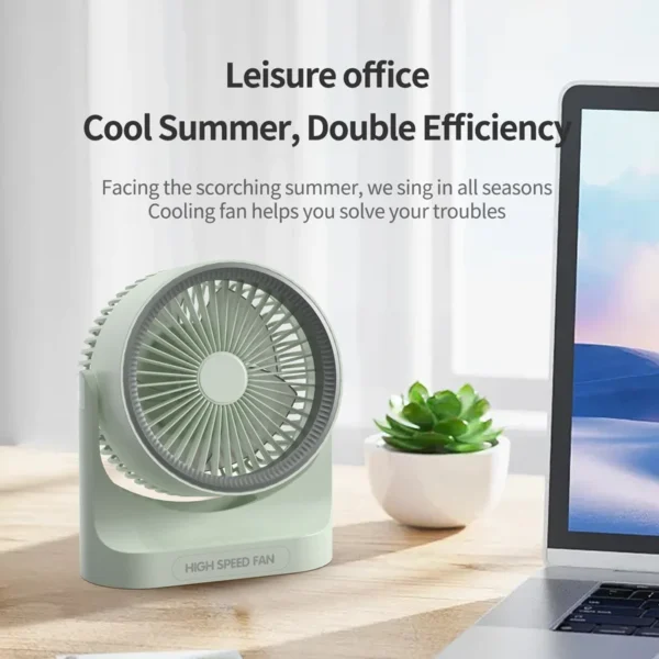 Table Fan, Portable, USB, Wall - view 6