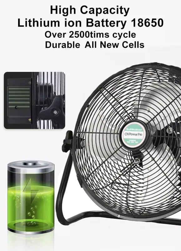 Table Fan, Solar, Portable - view 5