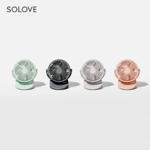 Table Fan, SOLOVE, Portable, USB, Brushless